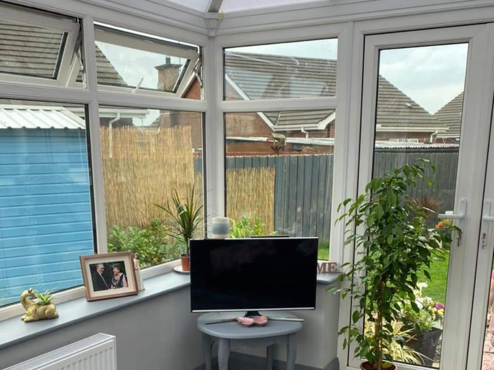 inside conservatory